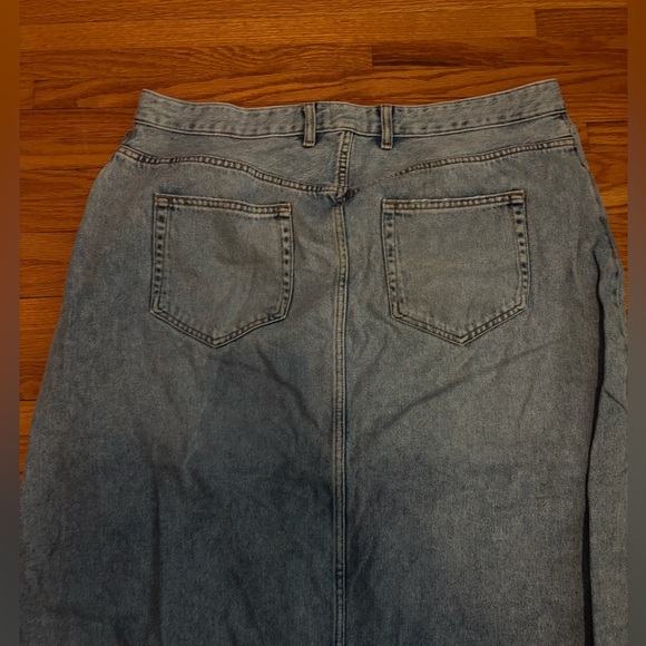 Pilcro Light Blue Denim Skirt - Picture 8 of 11